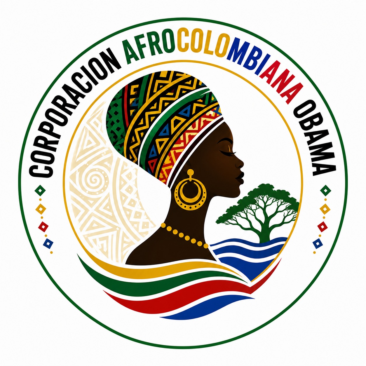 Logo de la Fundación Afrocolombiana Obama